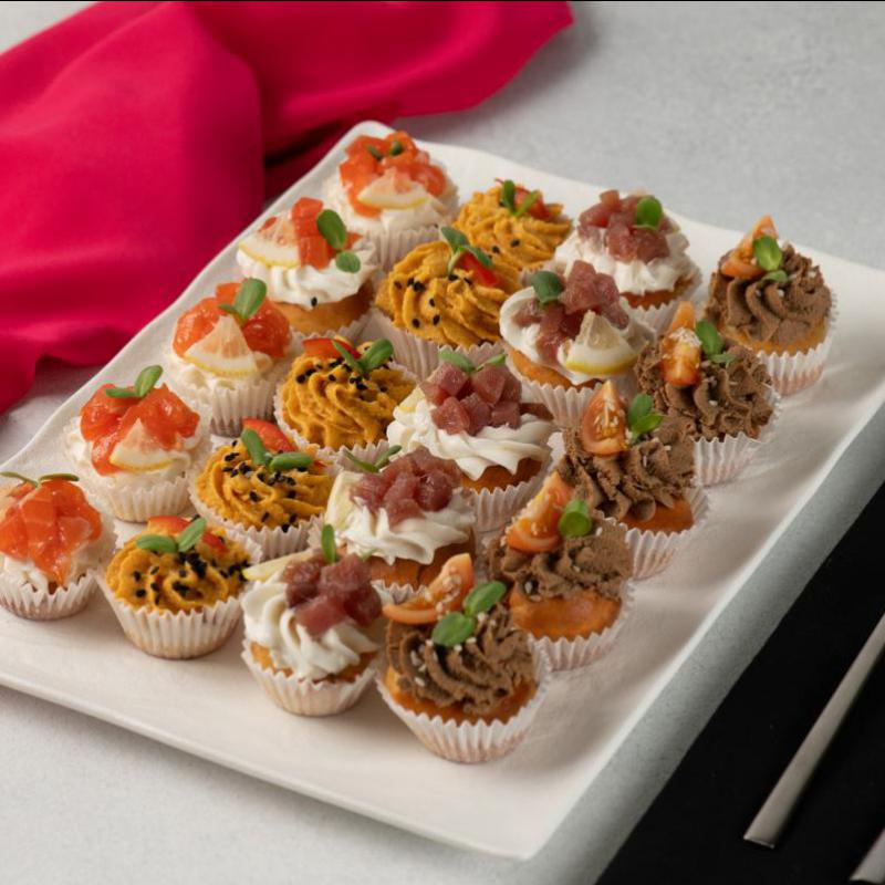 Асорті солених капкейків з різними смаками *Cupcakes Salt Mix Box*
