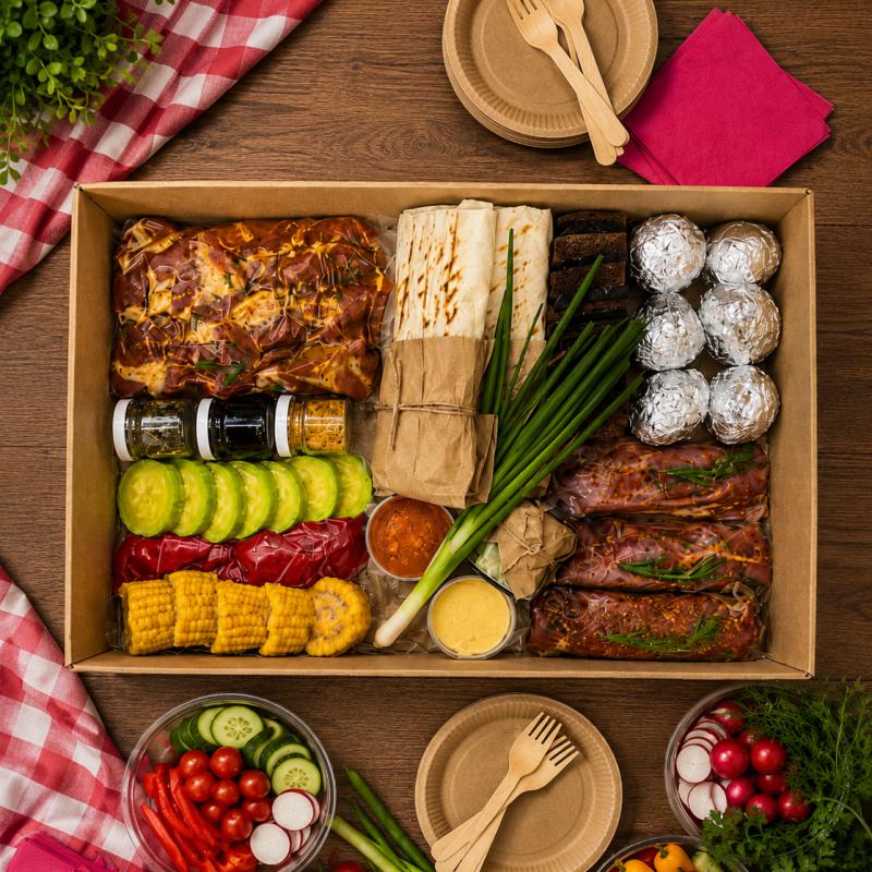 Бокс М'ясний на компанію \"Picnic Meat Box\"