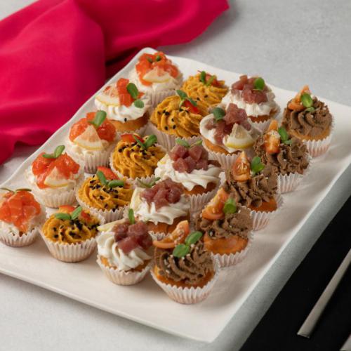 Асорті солених капкейків з різними смаками *Cupcakes Salt Mix Box*