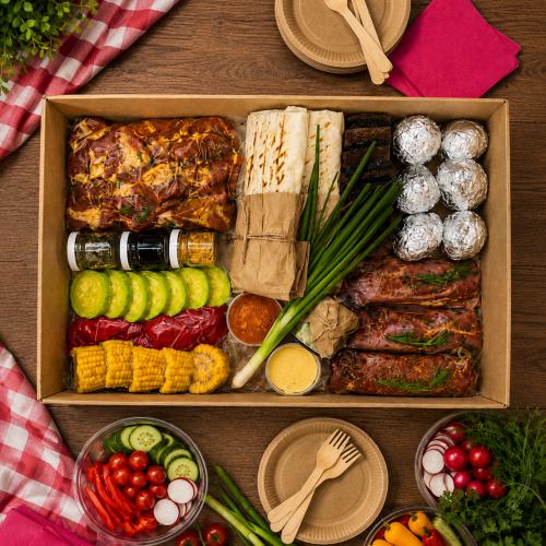 Бокс М'ясний на компанію "Picnic Meat Box"