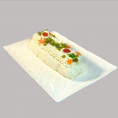 Олів'є рулет з лососем